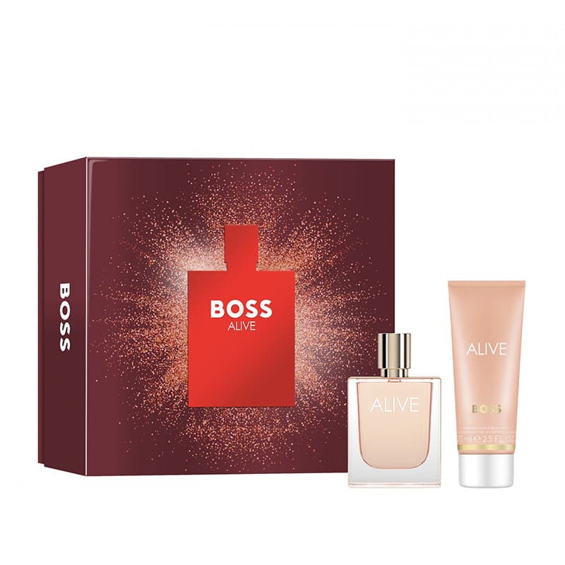 BOSS ALIVE EAU DE PAFRUM SPRAY 50ML AND BODY LOTION - image 3