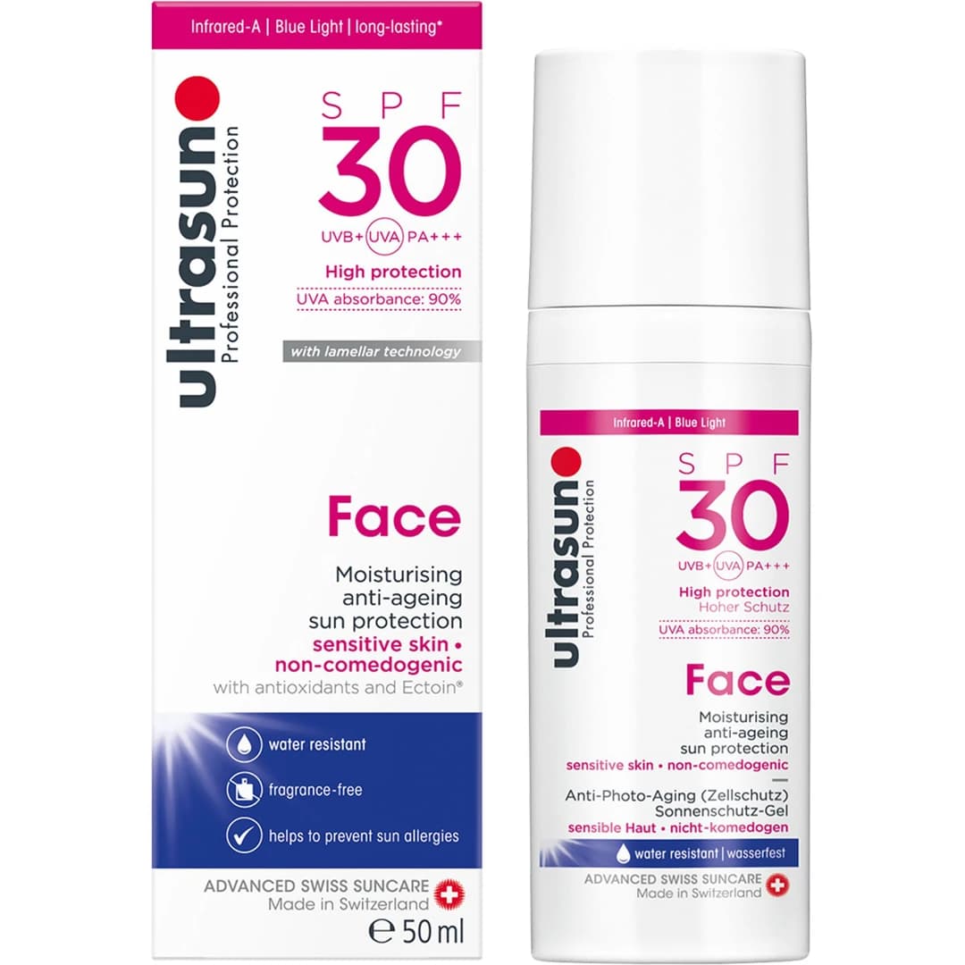 Ultra sun Moisturizing Anti-Ageing sun protection Face SPF30