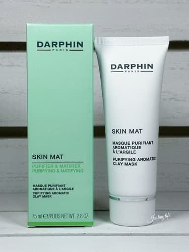 Darphin Skin Mat Purifying Aromatic Clay Mask 75ml in Green, view 2