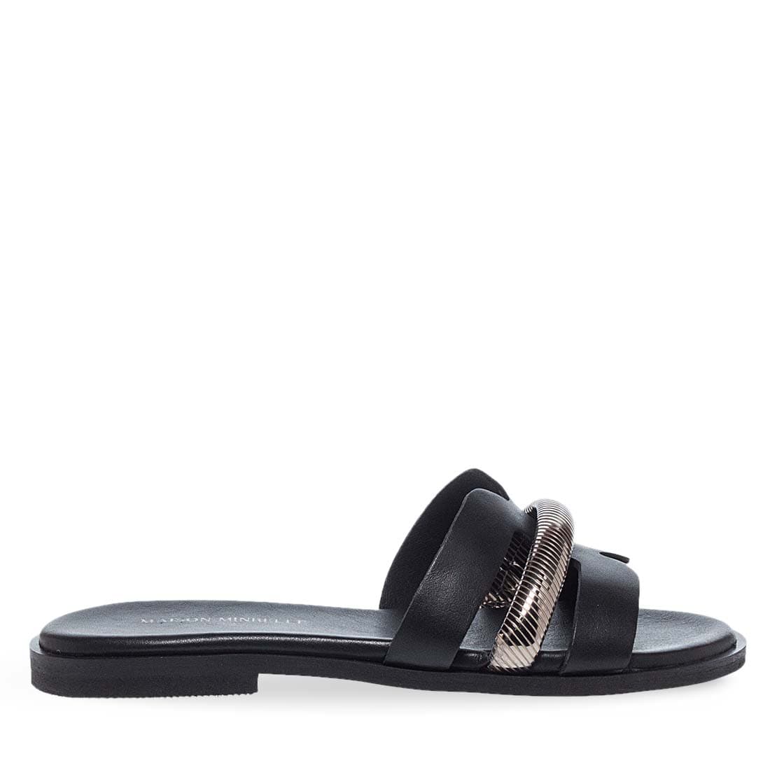 Σανδάλια Δερμάτινα Γυναικεία Parex 11531132 in Black, view 2
