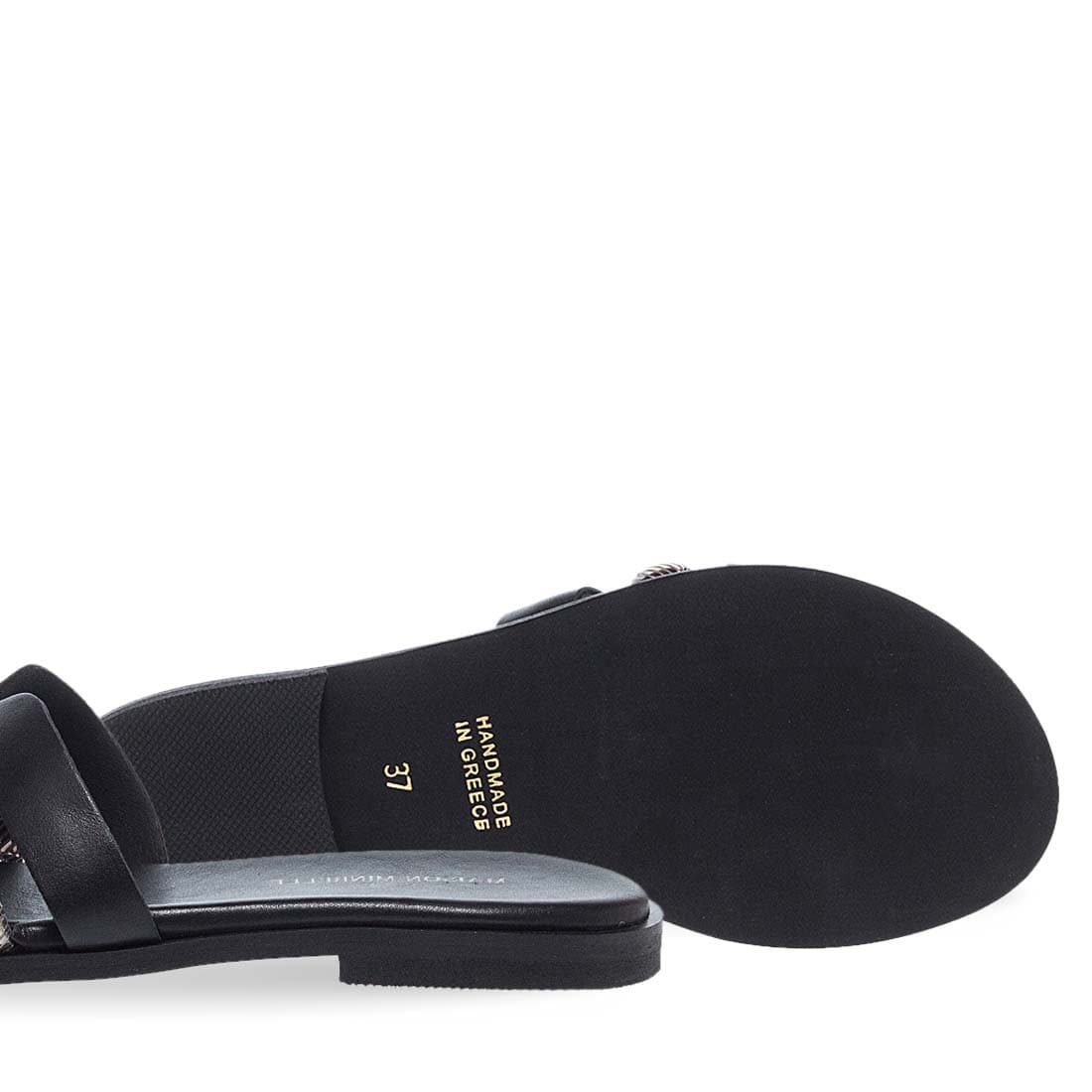 Σανδάλια Δερμάτινα Γυναικεία Parex 11531132 in Black, view 4