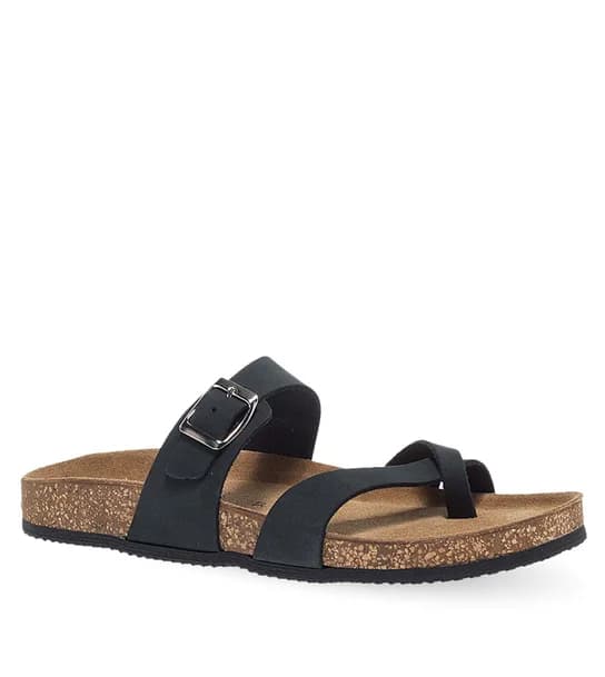 Γυναικεία Δερμάτινα Σανδάλια Parex 11531076 in Black, view 1