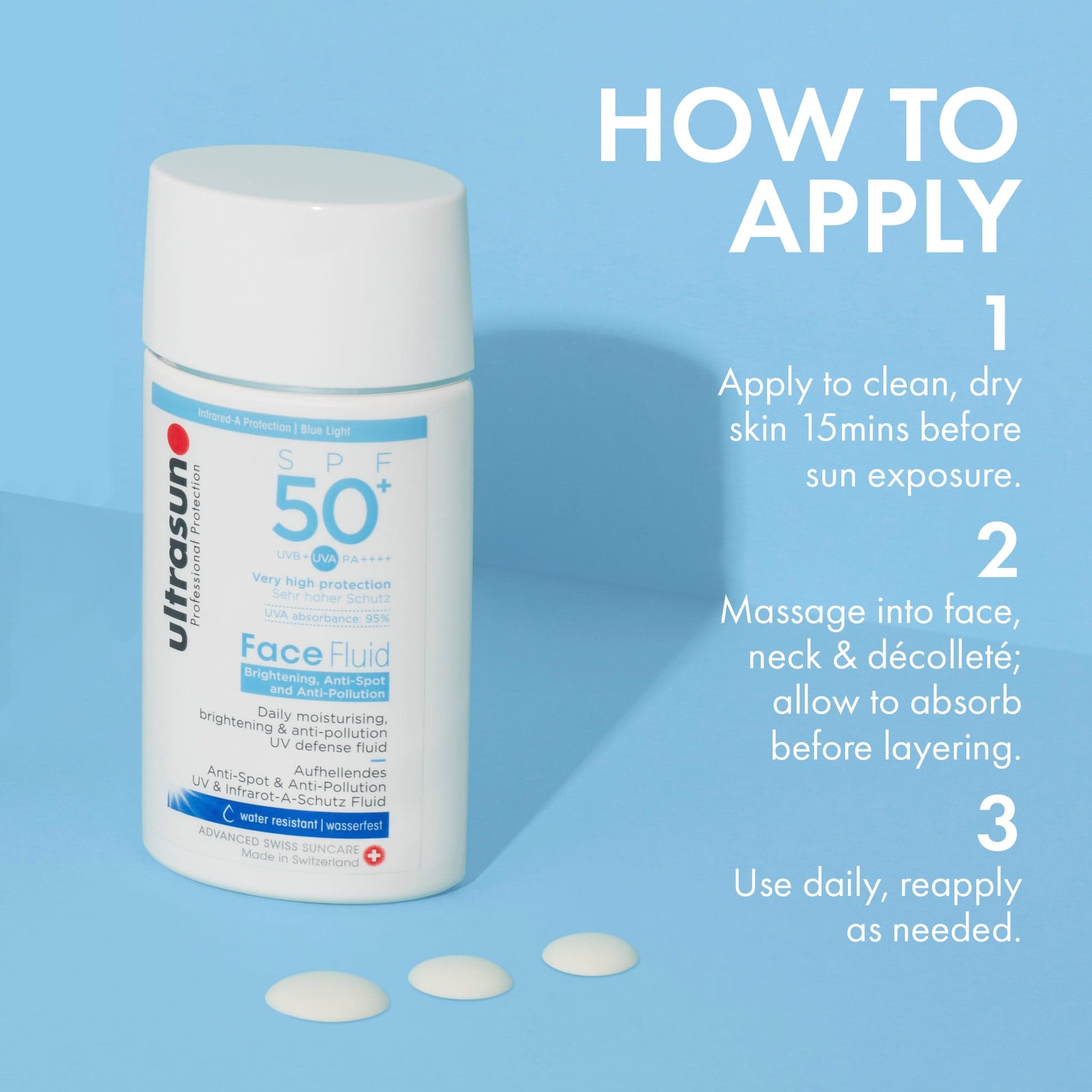Ultrasun Face Fluid Anti-Pollution SPF50+ - image 2