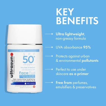 Ultrasun Face Fluid Anti-Pollution SPF50+ - image 3