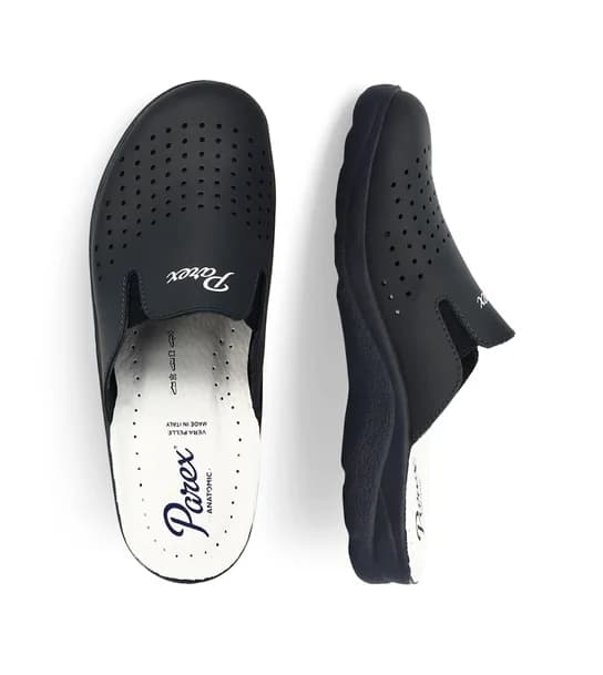 Ανδρικό Ανατομικό Δερμάτινο Σαμπό Parex 11221000 in Blue, view 2