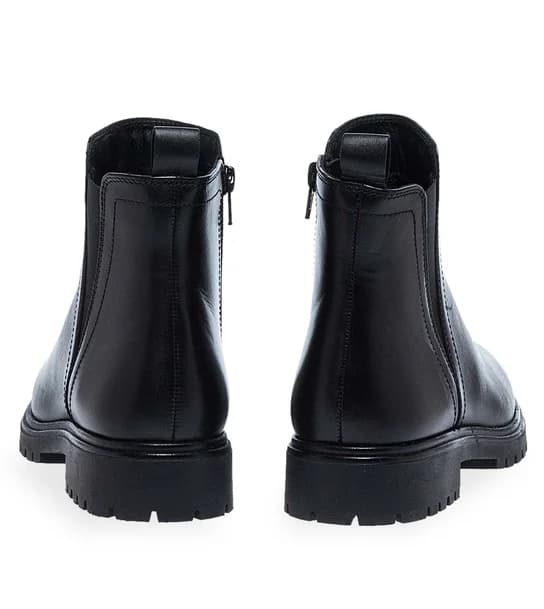 Γυναικεία Δερμάτινα Μποτάκια Parex 10332172 in Black