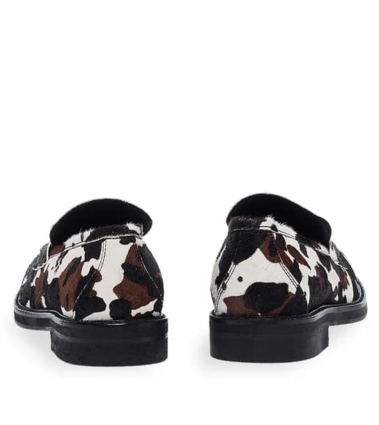 Γυναικεία Δερμάτινα Μοκασίνια Maison Minrelle 10532109 in Animal Print