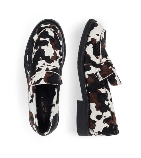 Γυναικεία Δερμάτινα Μοκασίνια Maison Minrelle 10532109 in Animal Print