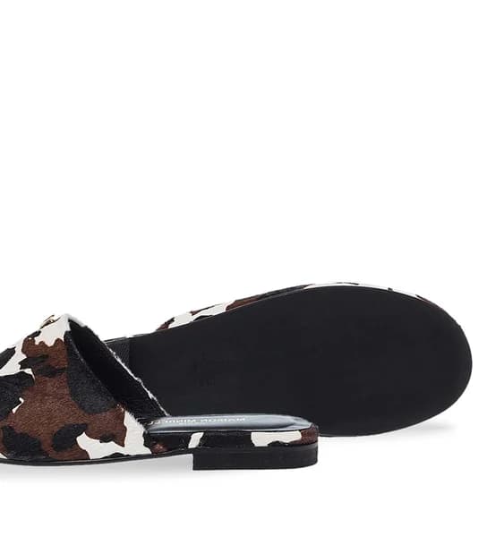 Γυναικεία Δερμάτινα Mule Maison Minrelle 13032001 in Animal Print