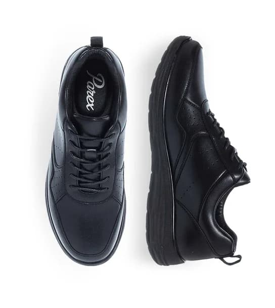 Ανδρικά Δερμάτινα Casual Παπούτσια Parex 13129001 in Black