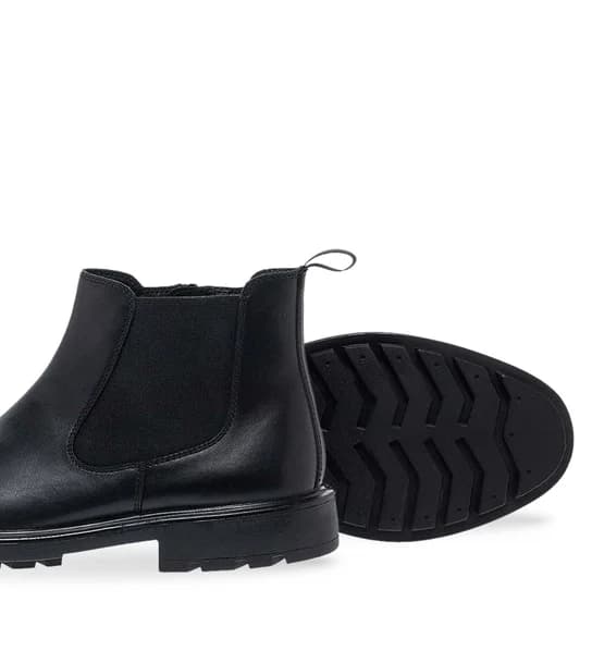 Ανδρικά Δερμάτινα Μποτάκια Parex 10332174 in Black