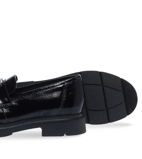 Γυναικεία Δερμάτινα Μοκασίνια 10530100 in Black