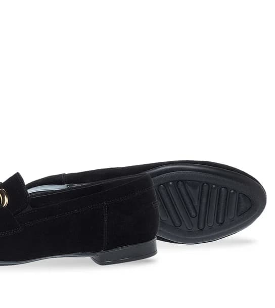 Γυναικεία Δερμάτινα Μοκασίνια 10530097 in Black