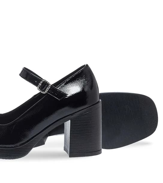 Γυναικείες Δερμάτινες Γόβες 10630073 in Black