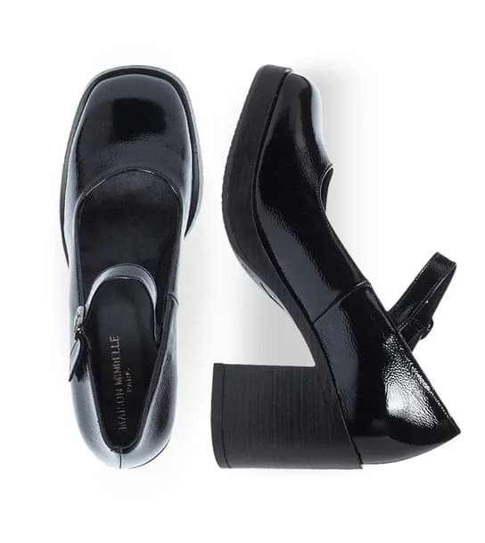 Γυναικείες Δερμάτινες Γόβες 10630073 in Black