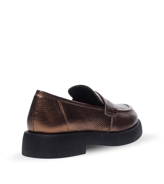 Γυναικεία Δερμάτινα Μοκασίνια Parex 10528024 in Bronze