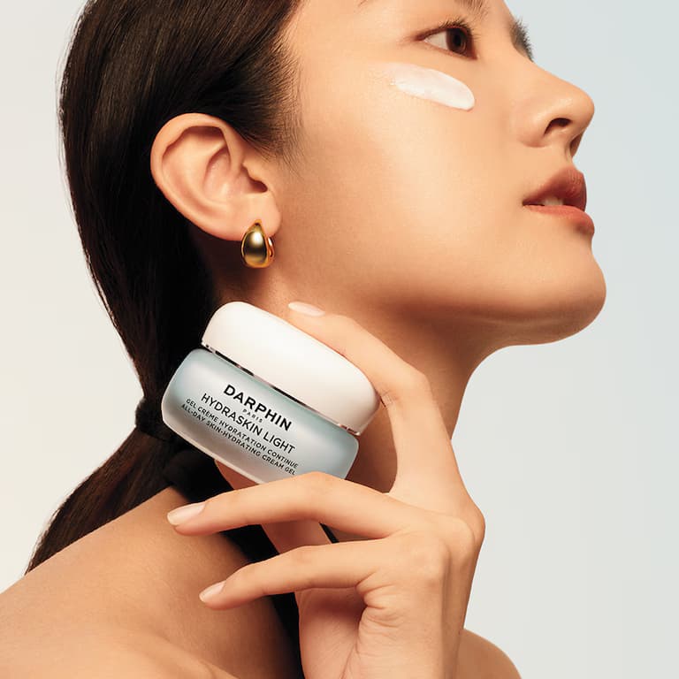 Darphin Promo The Hydrating Essentials with Hydraskin Intensive Hydrating Face Serum 5ml + Hydraskin Moisturizing Face Cream 50ml + Essential Oil Elixir Tangerine 4ml in Blue