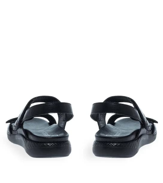 Γυναικεία Δερμάτινα Πέδιλα Parex 11633018 in Black