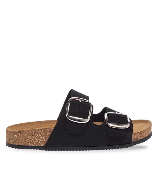 Γυναικεία Δερμάτινα Σανδάλια Parex 11531074 in Black