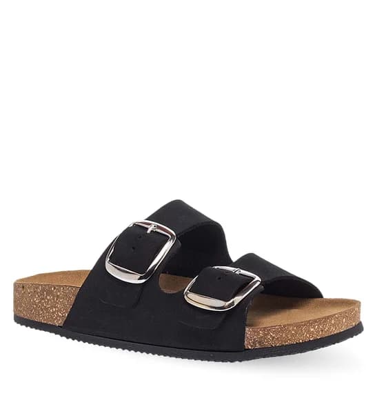 Γυναικεία Δερμάτινα Σανδάλια Parex 11531074 in Black