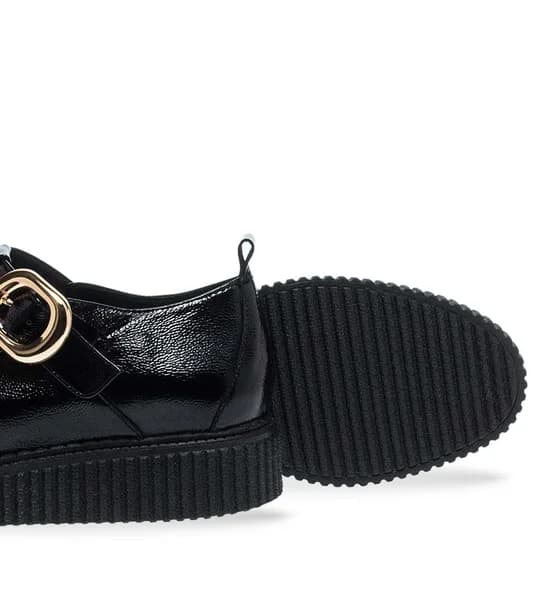 Γυναικεία Δερμάτινα Παπούτσια Parex 13232025 - Black