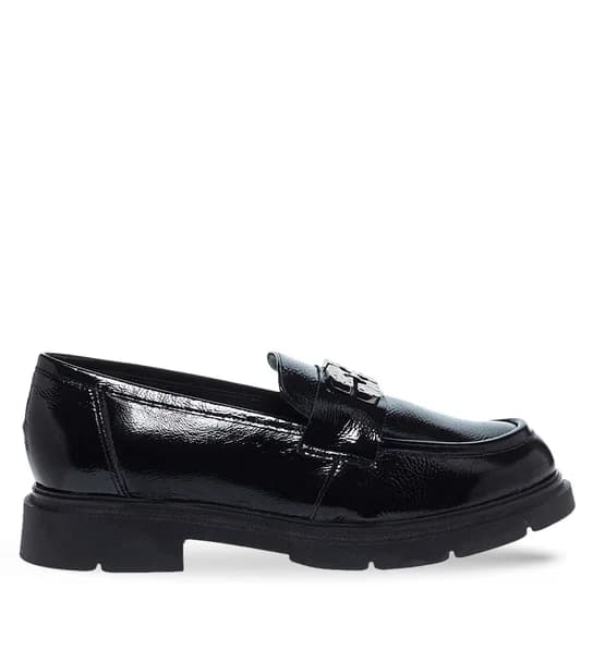 Γυναικεία Δερμάτινα Μοκασίνια 10530100 - Black