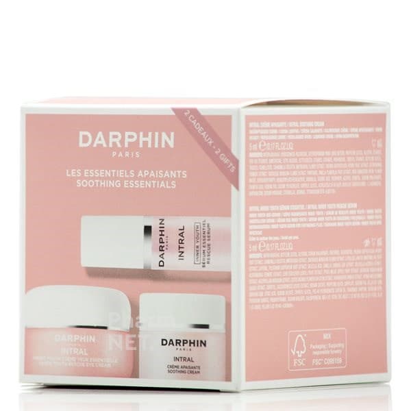 Darphin Promo Intral Inner Youth Rescue Eye Cream (15ml) & Gift Soothing Cream (5ml) & Inner Youth Rescue Serum (5ml) - Blue