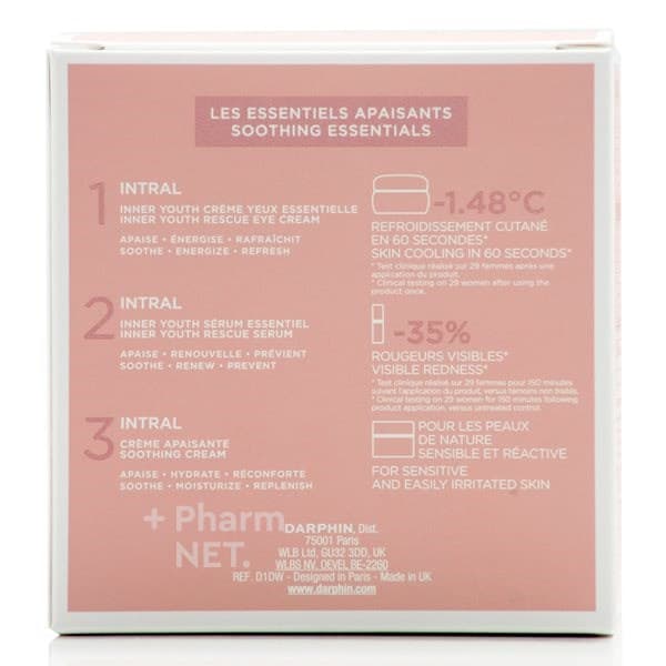 Darphin Promo Intral Inner Youth Rescue Eye Cream (15ml) & Gift Soothing Cream (5ml) & Inner Youth Rescue Serum (5ml) - Blue