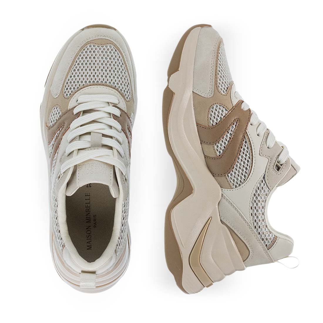 Sneaker Γυναικεία Maison Minrelle 10733029 - Beige