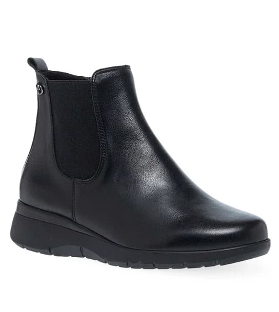 Γυναικεία Δερμάτινα Μποτάκια Parex 10332176 - Black