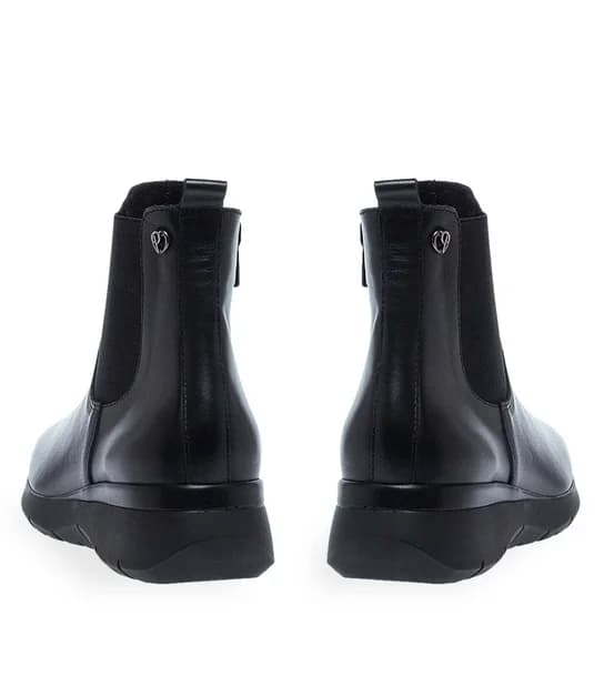 Γυναικεία Δερμάτινα Μποτάκια Parex 10332176 - Black
