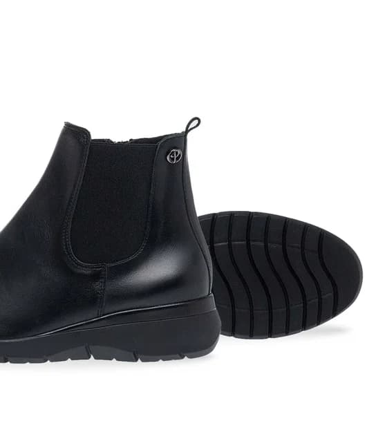 Γυναικεία Δερμάτινα Μποτάκια Parex 10332176 - Black