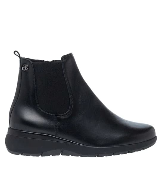 Γυναικεία Δερμάτινα Μποτάκια Parex 10332176 - Black