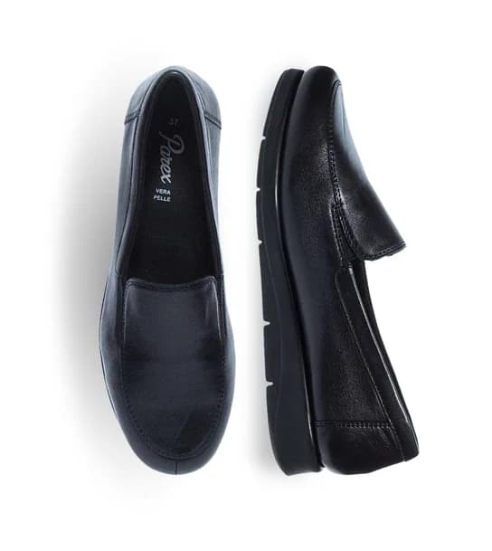 Γυναικεία Δερμάτινα Μοκασίνια Parex 10528079 - Black