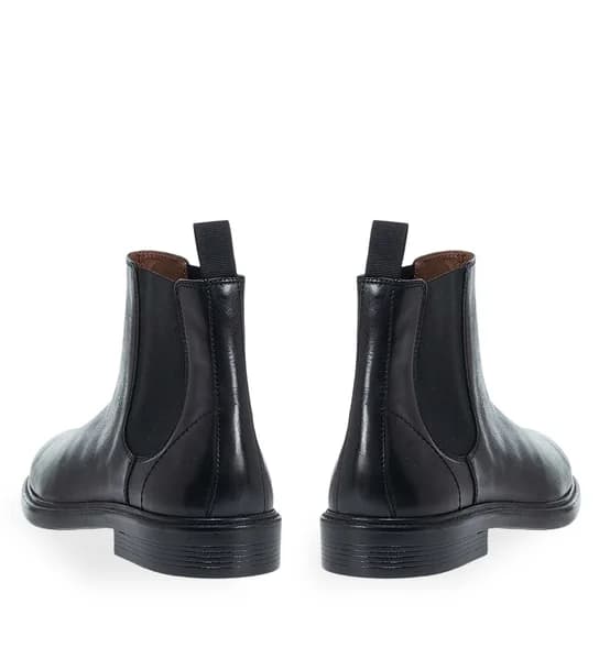 Ανδρικά Δερμάτινα Μποτάκια Parex 10334141 in Black