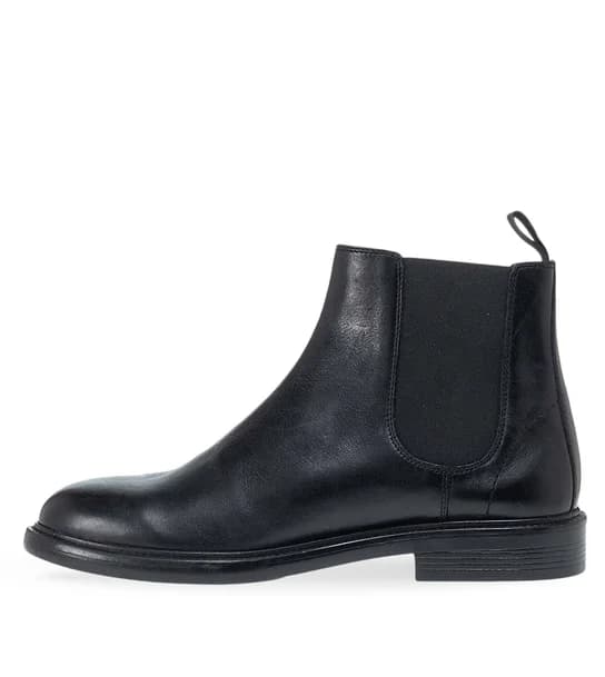 Ανδρικά Δερμάτινα Μποτάκια Parex 10334141 in Black